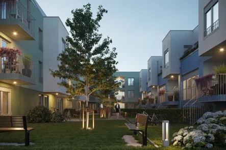 Visuelle Hausansicht - Wohnung kaufen in Berlin - Zukunftsweisendes und fertiggestelltes Neubauprojekt