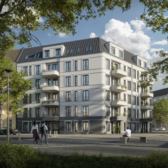 Visionelle Hausansicht - Wohnung kaufen in Berlin / Reinickendorf - Komfortabel Wohnen direkt am Wasser