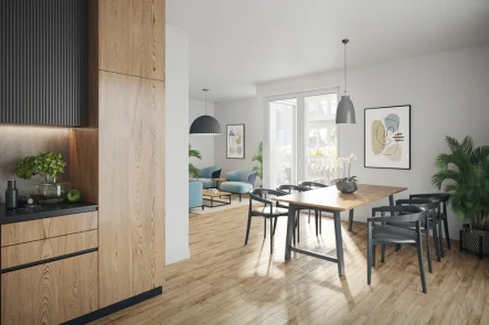 Visuelle Innenansicht - Wohnung kaufen in Berlin - Zukunftsweisendes und fertiggestelltes Neubauprojekt