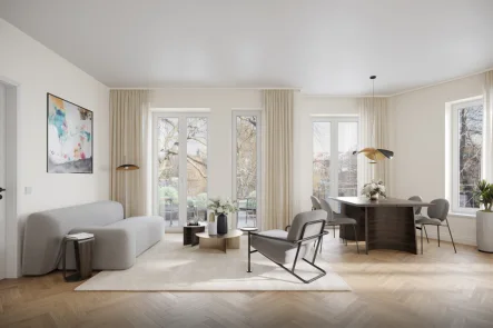 Visionelle Raumansicht - Wohnung kaufen in Berlin / Reinickendorf - Komfortabel Wohnen direkt am Wasser