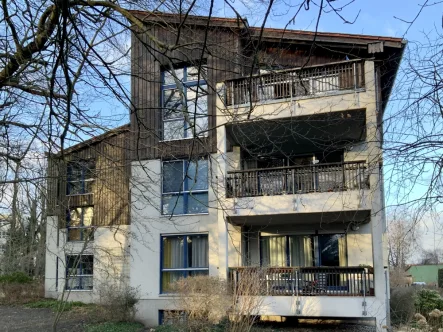 Hausansicht - Wohnung kaufen in Schildow - Richtig nette Wohnlage mit viel Grün vor der Haustür