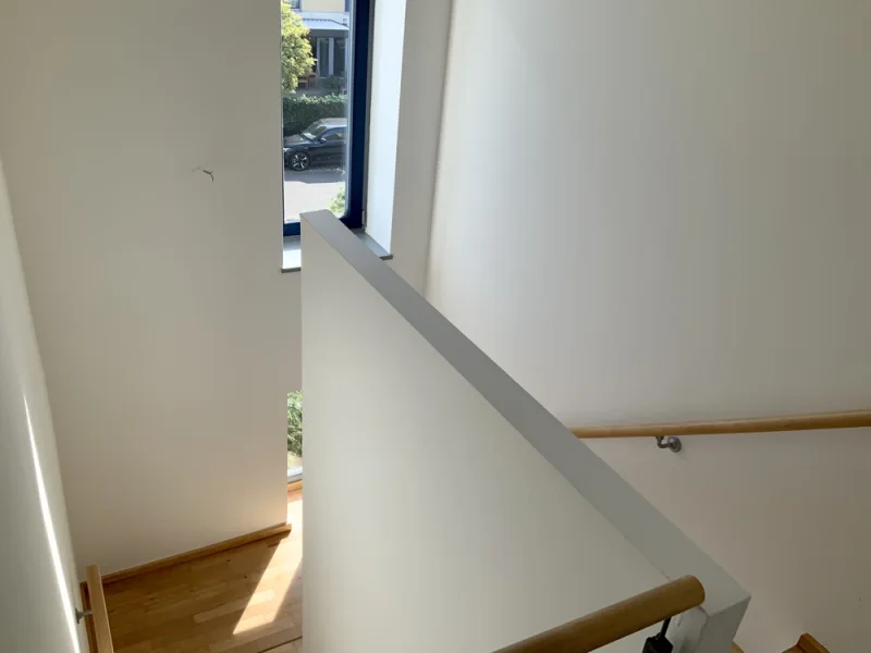 Treppe zum Dachgeschoss