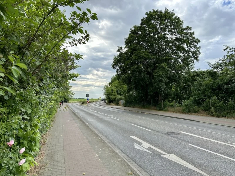 Straße Richtung Westen