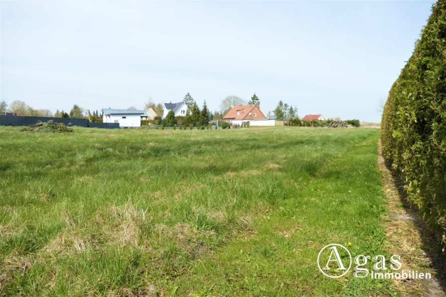 Grundstück Ansicht 2 - Grundstück kaufen in Jarmen - Traumhaftes ca. 2.650m² großes bauträgerfreies Grundstück in Ortsrandlage in Ostseenähe