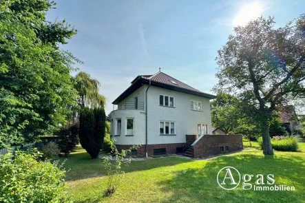 Außenansicht - Wohnung mieten in Teltow-Seehof - Willkommen zu Hause: Idyllische 3-Zimmer-Wohnung mit Balkon und Garten in Teltow-Seehof