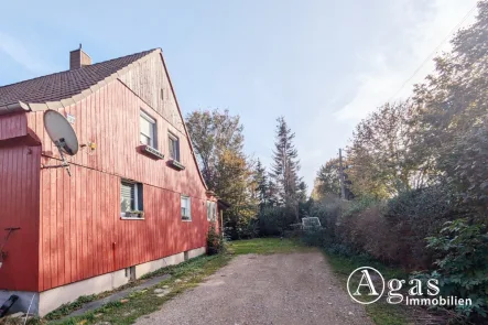 Ansicht Haus - Haus kaufen in Zechin - Einfamilienhaus auf großem Grundstück mit unverbautem Blick