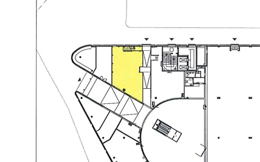 Grundriss - Laden/Einzelhandel mieten in Berlin - Ihre Geschäftsidee auf 132m² - im Eingangsbereich der Shopping-Mall Moa Bogen - Provisionsfrei!