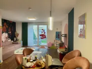 Küche Blick Wohnzimmer