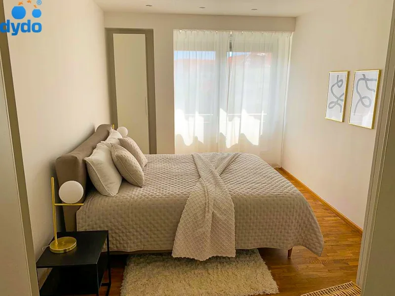 Schlafzimmer - Wohnung mieten in Berlin - Stilvoll möbliert! Dachgeschoss-Maisonettewohnung mit Kamin und schönem Ausblick
