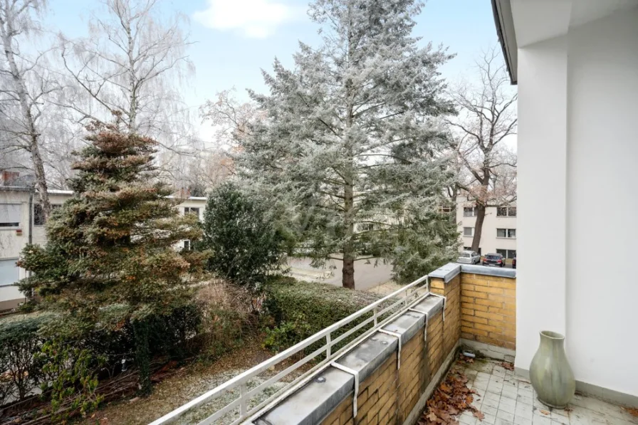 Balkon vor dem Schlafzimmer