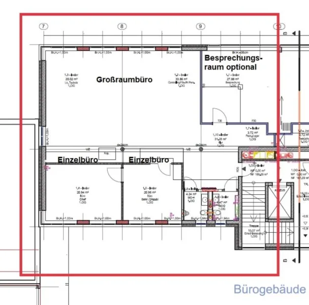 Grundriss Mietfläche