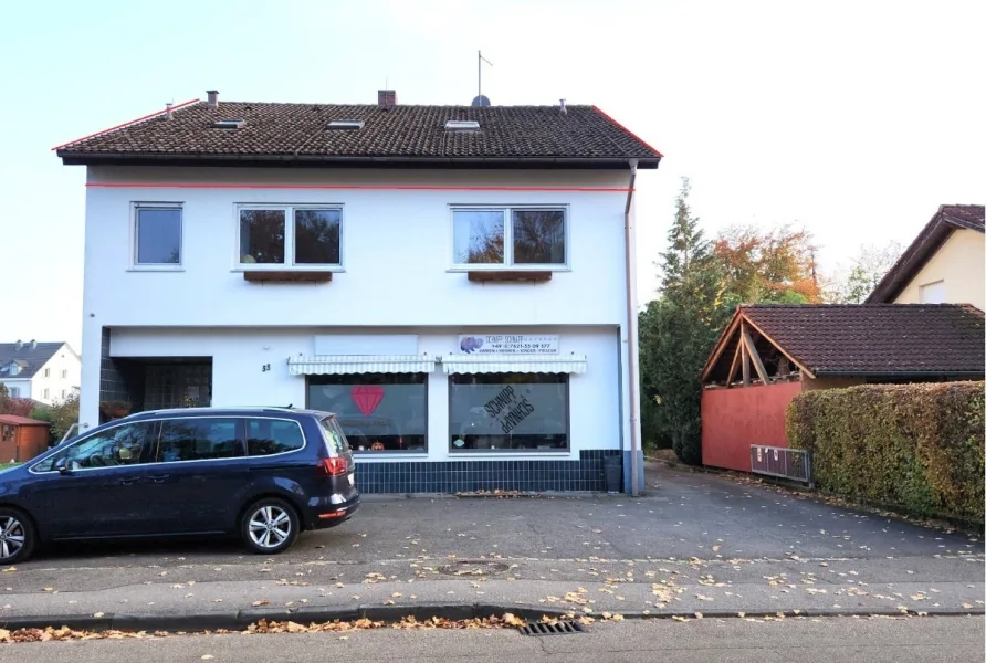 01 Nordwestseite - Wohnung mieten in Lörrach - Neu renovierte Dachgeschosswohnung in Lörrach-Haagen