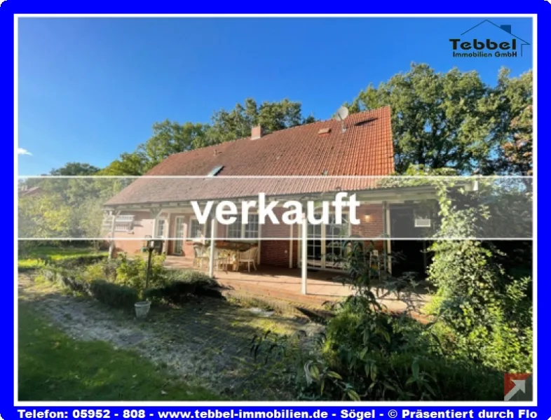 Einfamilienhaus Werlte verkauft Immobilienmakler - Haus kaufen in Werlte - Landhaus mit viel Flair in idyllischer Lage von Werlte - Wieste