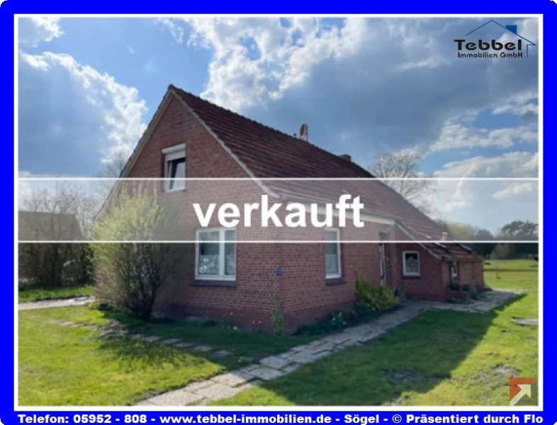 Einfamilienhaus in Ostrhauderfehn verkauft - Haus kaufen in Ostrhauderfehn - Fehnhaus in Ostrhauderfehn am Kanal - Grd. ca. 5.886 m²!