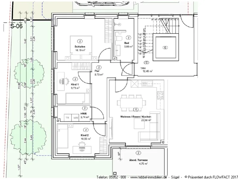 Wohnung 2 - Grundriss