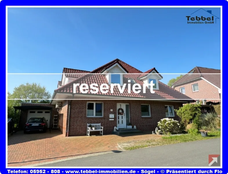 Bungalow in Esterwegen reserviert - Haus kaufen in Esterwegen - Walmdachbungalow mit Einliegerwohnung in Esterwegen!