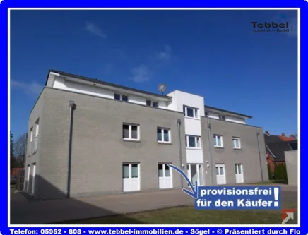Eigentumswohnung im 1 Obergeschoss - Sögel - Wohnung kaufen in Sögel - Eigentumswohnung - zentral im Ortskern von Sögel!