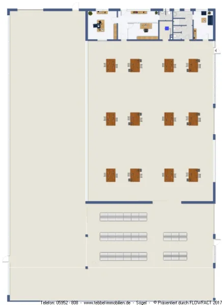 Gewerbeteil - Exposéplan - grobe Skizze