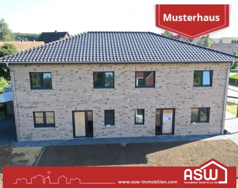 Musterbeispiel - Haus kaufen in Geeste - Musterhaus! Exklusives Neubau-Doppelhaus - nach Ihren Wünschen gestaltbar.