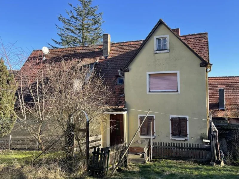 Ansicht - Haus kaufen in Leutershausen - Einfamilienhaus mit Garage