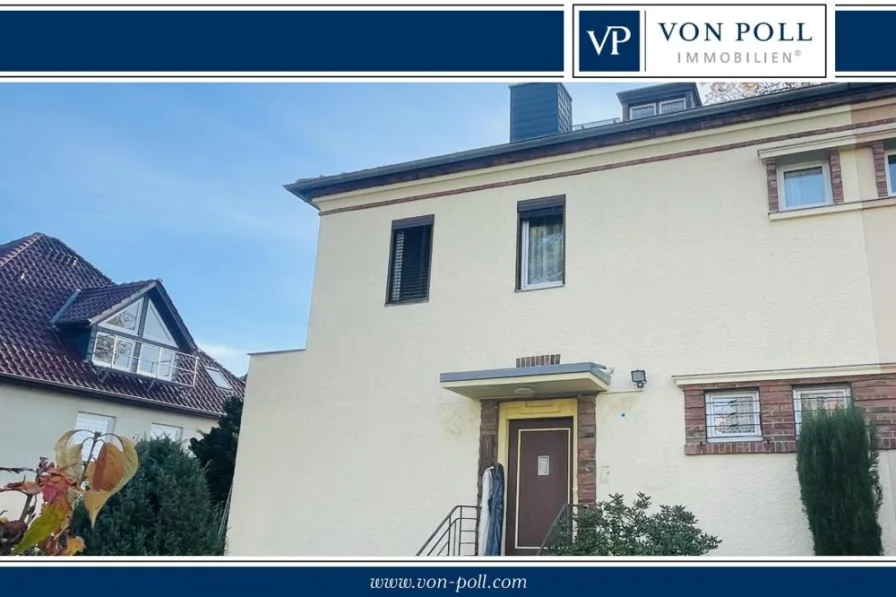 Titelbild - Haus kaufen in Berlin / Pankow - Doppelhaushälfte in ruhiger Lage von Niederschönhausen - fünf Zimmer mit Veranda und Garten