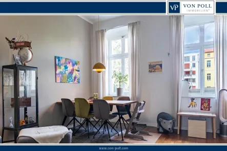 Titel - Wohnung kaufen in Berlin - Elegante 3-Zimmerwohnung im beliebten Prenzlauer Berg - Belle-Étage-Wohnung im historischen Altbaustil