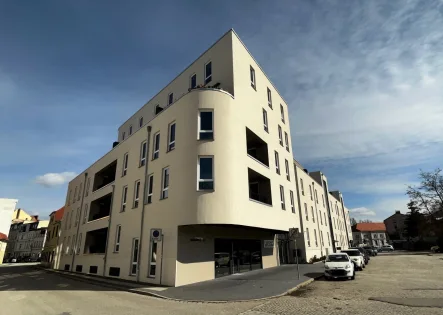 Ansicht - Wohnung mieten in Cottbus - Erstvermietung - exklusives Wohnen auf zwei Etagen: Maisonettewohnung mit 3 Zimmern, Terrasse und Tiefgarage