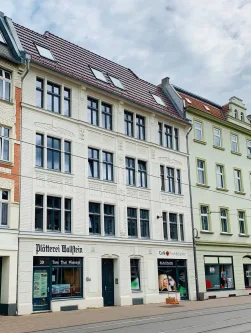 Straßenansicht - Büro/Praxis mieten in Cottbus - Ladengeschäft in der Friedrich-Ebert-Straße zu vermieten