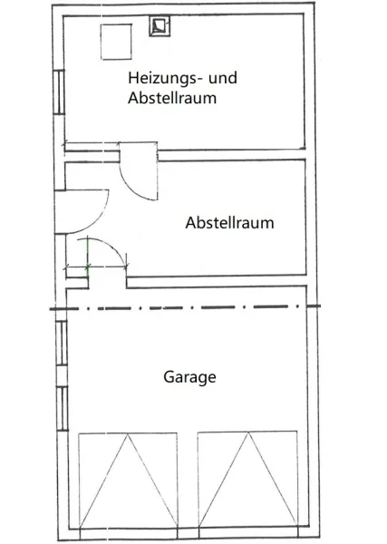 Grundriss Nebengelass