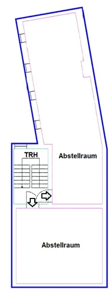 Grundriss DG (Abstellräume -> eventuelle Ausbaureserve)