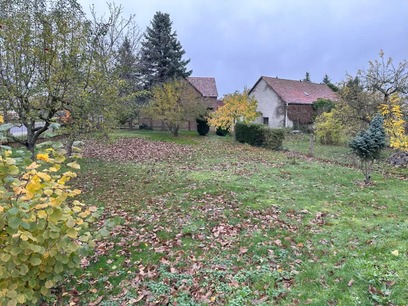 Gartenansicht - Haus kaufen in Vetschau - Handwerker aufgepasst, großer 3-Seitenhof zum Entwickeln zu verkaufen!