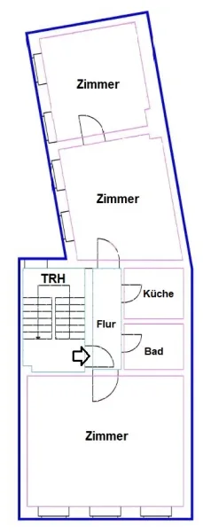 Grundriss 2.OG (Wohnung)