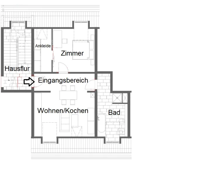 Grundriss WE 21