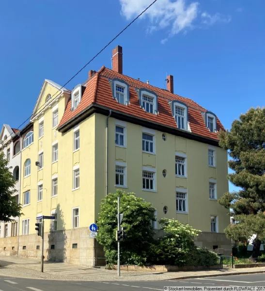 Hausansicht - Wohnung kaufen in Dresden - Kapitalanlage! Vermietete 3-Zimmer-Wohnung in Dresden-Löbtau