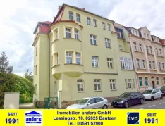 Bild der Immobilie: Moderne 2-Raum-Wohnung mit Balkon - Bad mit Wanne und Dusche in Bautzen