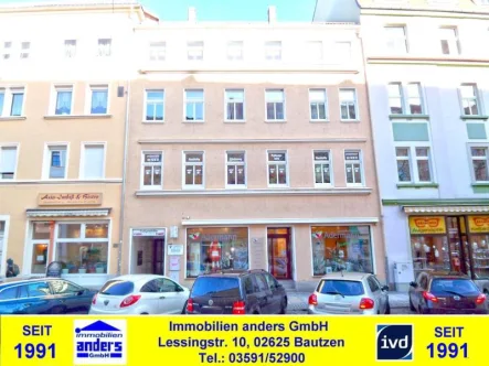 Hausansicht - Wohnung mieten in Bautzen - Budyšin - Moderne 4-Raum-Wohnung mit EBK in Bautzen