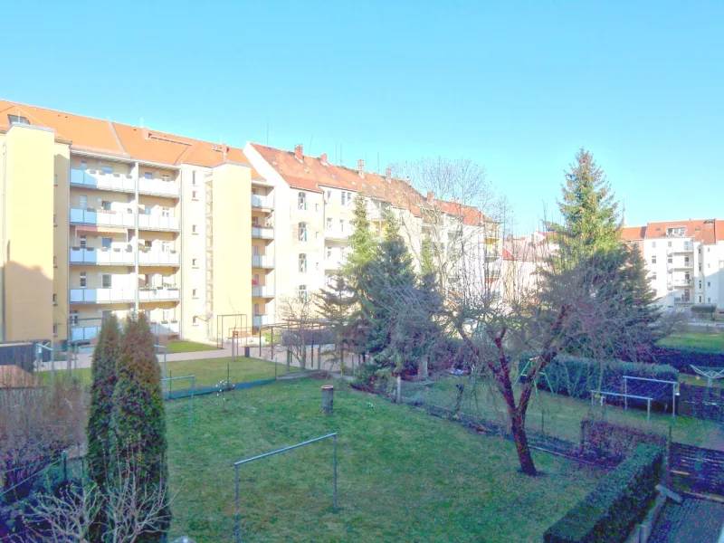 Blick vom Balkon