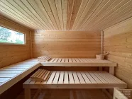 Sauna mit Fenster