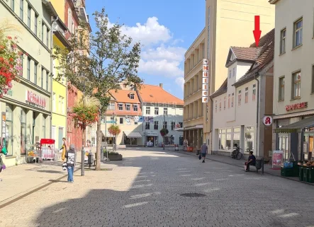 Außenaufnahme - Haus kaufen in Weißenfels - *historisches Wohn- und Geschäftshaus in Weißenfelser Innenstadtlage*