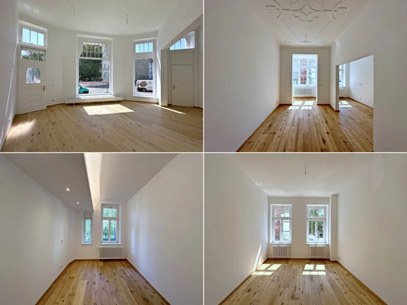 ERSTBEZUG - Wohnung kaufen in Leipzig - Kreativ Arbeiten und Individuell Wohnen *  Elegant sanierter Erstbezug mit Balkon in Gohlis-Mitte