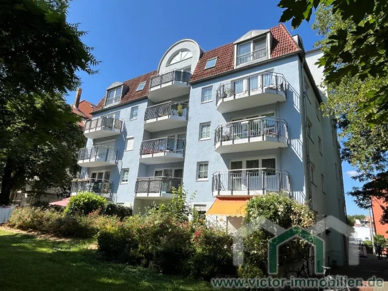 Ansicht - Wohnung kaufen in Leipzig - Klasse Wohnung in bester Lage mit Gartenblick - vermietet