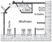 Grundriss (ohne Maßstab)