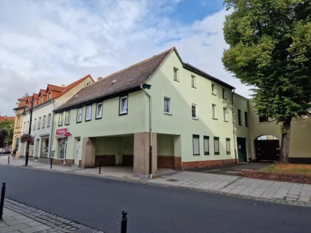 Ansicht  - Haus kaufen in Delitzsch - Mehrfamilienhaus mit Gewerbe