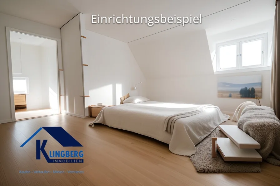 Schlafzimmer OG - Gestaltungsbeispiel