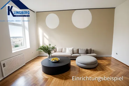 Zimmerbeispiel - Wohnung mieten in Meuselwitz - Zweiraumwohnung mit hochwertiger Einbauküche im 1. Obergeschoss in Meuselwitz zu vermieten!