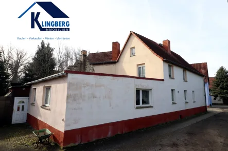 Haus-Straßenansicht - Haus kaufen in Elsteraue - Faszination Einfamilienhaus mit großem Grundstück und viel Platz für die ganze Familie zu verkaufen!