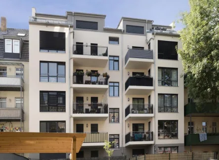 Haus - Wohnung mieten in Leipzig - Hochwertige 4-Zimmer-Wohnung im Neubau mit großem Balkon in Stötteritz ! 