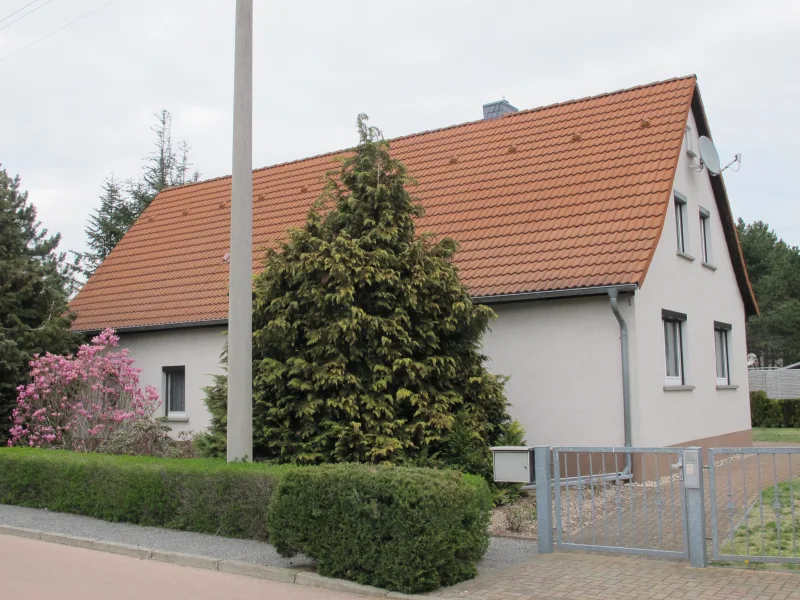 Vordere Hausansicht - Haus kaufen in Coswig (Anhalt) - ***VERKAUFT***Einfamilienhaus in 06869 Coswig (Anhalt) OT