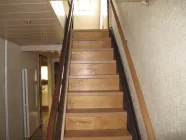 Die Treppe zum Dachgeschoss