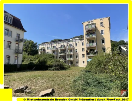 Objektansicht - Schöne 4-Raum Wohnung mit Terrasse und 2 Bädern in Kreischa !!! - Wohnung kaufen in Kreischa - Schöne 4-Raum Wohnung mit Terrasse und 2 Bädern in Sobrigau (Kreischa) !!!